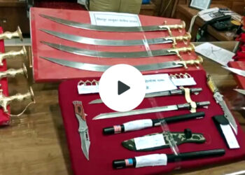 Dhule Crime News एमपी बाॅर्डरवर मोठा शस्ञसाठा पकडला, धुळ्याच्या दहा तस्करांना अटक-no1maharashtra