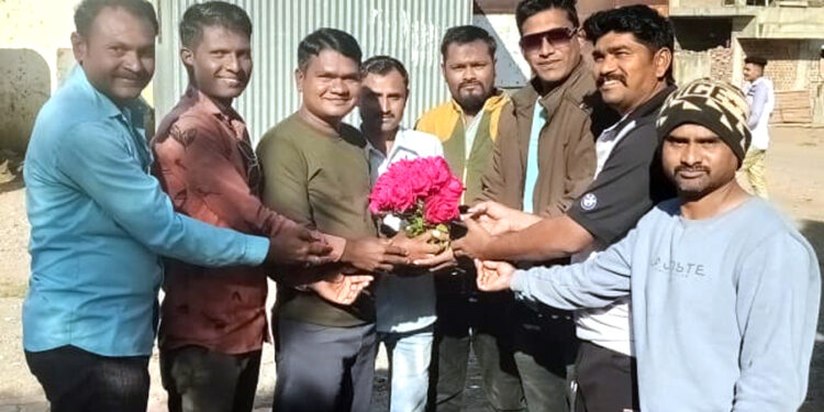 तंटामुक्त गाव समिती अध्यक्षपदी संदीप ञिभुवन