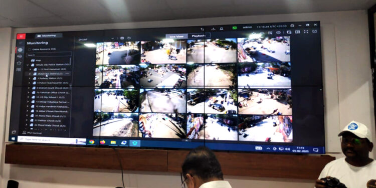 धुळे शहर आले ‘सीसीटीव्ही’ च्या निगराणीखाली