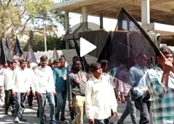 चर्चवरील हल्ल्याच्या निषेधार्थ मुकमोर्चा