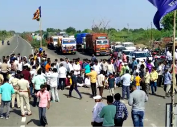 dhule haiway farmers rastaroko