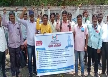 Voice of Media पत्रकारांच्या प्रलंबित मागण्यांसाठी धरणे आंदोलन