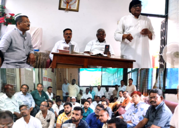 Dhule News पुरवठादाराने धान्य मोजुन द्यावे!  रेशन दुकानदारांची मागणी