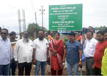 RTO Office News आरटीओ कार्यालय इमारत बांधकामाचा आमदारांच्या हस्ते शुभारंभ