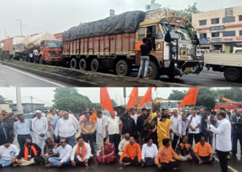 Maratha Reservation आरक्षणासाठी मराठा समाजाचा रस्तारोको, तर ओबीसी कोट्यातून तीव्र विरोध