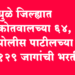 Kotwal Police Patil Recruitment धुळे जिल्ह्यात कोतवाल 64, पोलीस पाटील 129 जागांची भरती