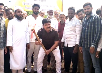 MLA Farukh Shah अमिनाबाद भागात काँक्रिट रस्ता कामाचा आमदारांच्या हस्ते शुभारंभ