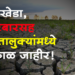 Drought declared शिंदखेडा, नंदुरबारसह राज्यातील ४० तालुक्यात दुष्काळ जाहीर
