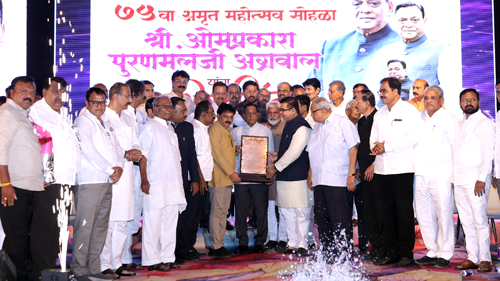 Omprakash Agrawal Amrut Mahotsav `ओपी शेट’ यांच्या निरपेक्ष कार्याचा सन्मानपत्र देत कृतार्थ गौरव..!